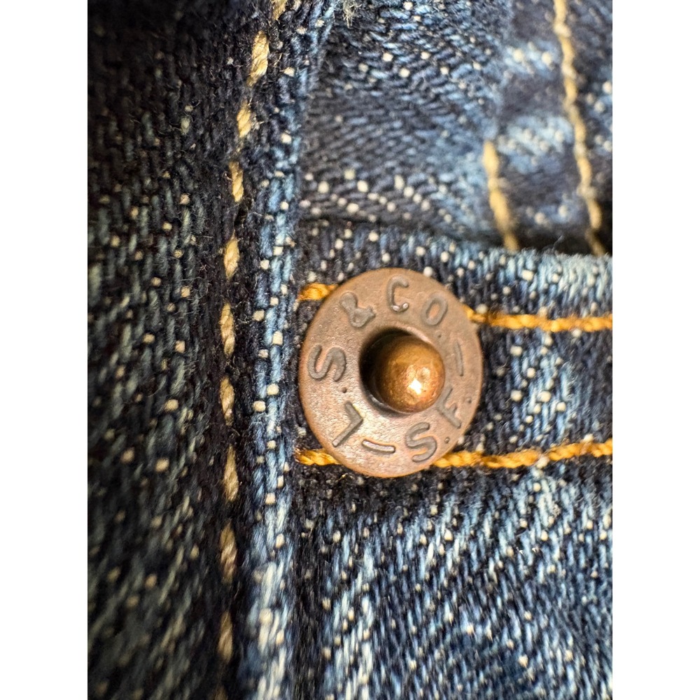 Levis 527 Bootcut Jeans Mens 40x32 Dark Wash Denim Pants - Picture 7 of 9